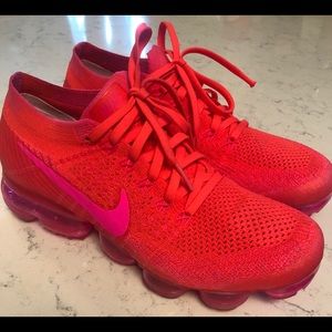 Nike Vapor Max orange and pink